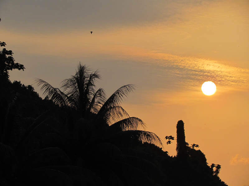 Atardecer en Isla del Coco